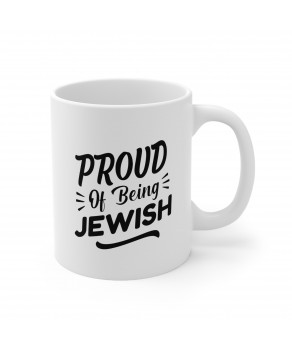 Proud Of Being Jewish Judaism Israel Ceramic Coffee Mug Cute Morning Tea Cup